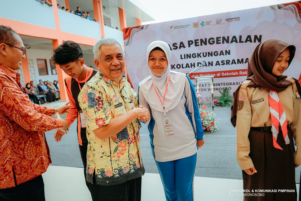 Seremoni MPLS Sekolah Rakyat Terintegrasi 1 Kabupaten Wonosobo