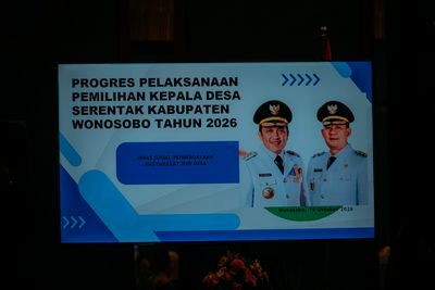 Rapat Koordinasi Dan Evaluasi Progres Pelaksanaan Tahapan Pemilihan Kepala Desa Serentak Kabupaten Wonosobo