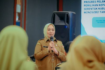 Rapat Koordinasi Dan Evaluasi Progres Pelaksanaan Tahapan Pemilihan Kepala Desa Serentak Kabupaten Wonosobo