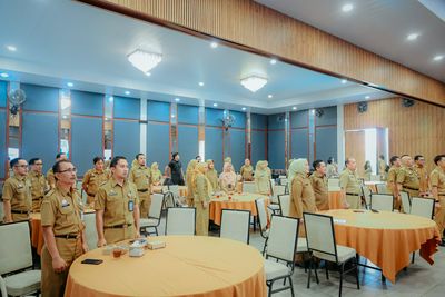 Rapat Koordinasi Dan Evaluasi Progres Pelaksanaan Tahapan Pemilihan Kepala Desa Serentak Kabupaten Wonosobo