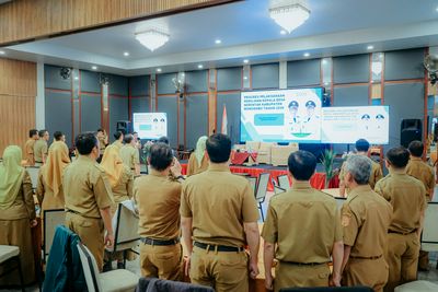 Rapat Koordinasi Dan Evaluasi Progres Pelaksanaan Tahapan Pemilihan Kepala Desa Serentak Kabupaten Wonosobo