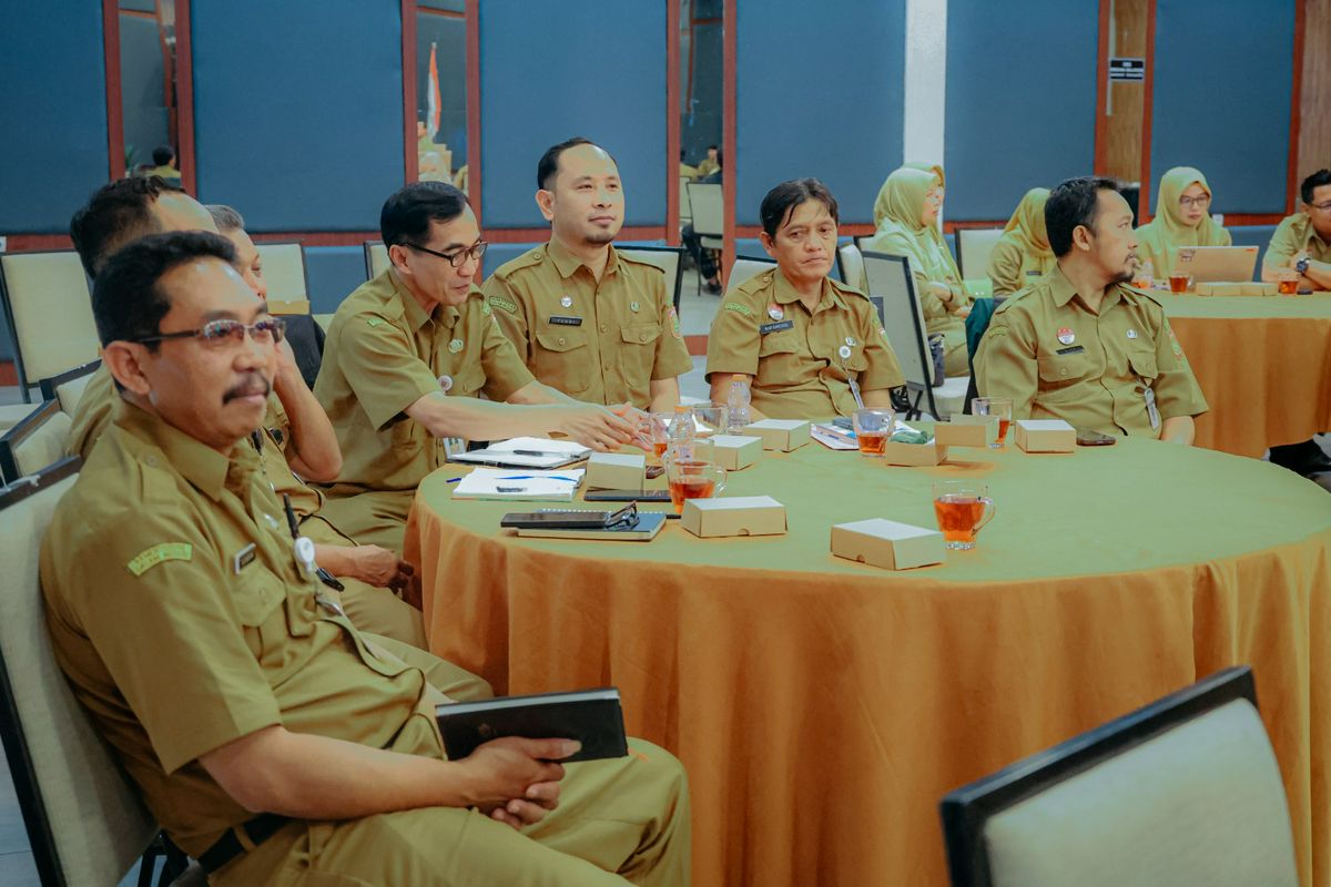 Rapat Koordinasi Dan Evaluasi Progres Pelaksanaan Tahapan Pemilihan Kepala Desa Serentak Kabupaten Wonosobo