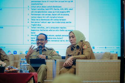 Rapat Koordinasi Dan Evaluasi Progres Pelaksanaan Tahapan Pemilihan Kepala Desa Serentak Kabupaten Wonosobo