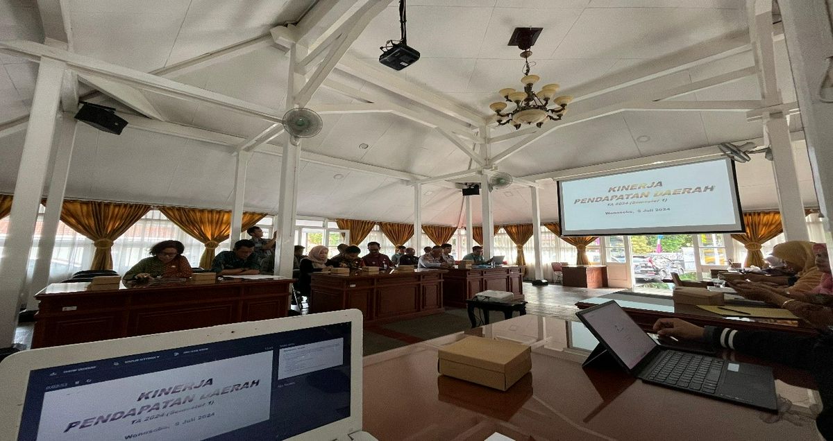 Koordinasi Kinerja Pendapatan Daerah Semester I Kabupaten Wonosobo TA. 2024