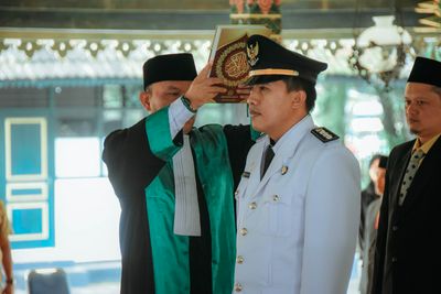 PELANTIKAN DAN PENGAMBILAN SUMPAH JANJI PEJABAT MANAJERIAL, FUNGSIONAL, DAN KEPALA SEKOLAH OLEH BUPATI WONOSOBO