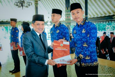 Pelantikan dan Pengambilan Sumpah Janji Kepala Sekolah SD dan SMP di Lingkungan Pemkab Wonosobo