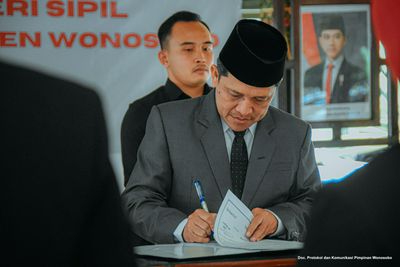 Pelantikan dan Pengambilan Sumpah Janji Kepala Sekolah SD dan SMP di Lingkungan Pemkab Wonosobo