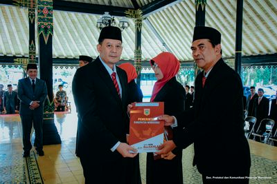 Pelantikan dan Pengambilan Sumpah Janji Kepala Sekolah SD dan SMP di Lingkungan Pemkab Wonosobo
