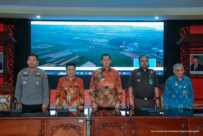 Rapat High level meeting menghadapi Hari Raya Idul Fitri 1446 H
