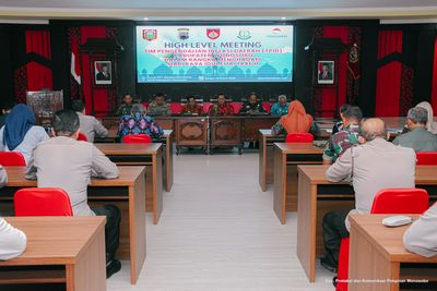 Rapat High level meeting menghadapi Hari Raya Idul Fitri 1446 H
