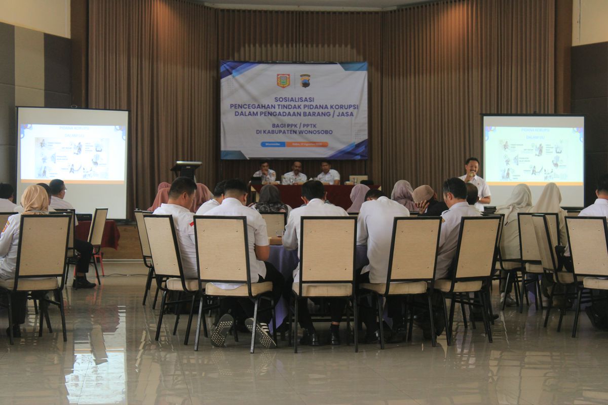Sosialisasi Pencegahan Tindak Pidana Korupsi (Tipikor) dalam Pengadaan Barang Jasa Pemerintah
