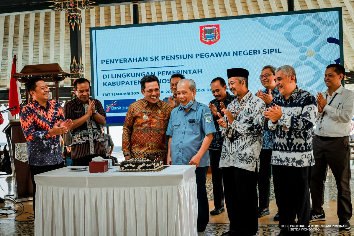 Penyerahan SK Pensiun Periode Januari - April Tahun 2026
