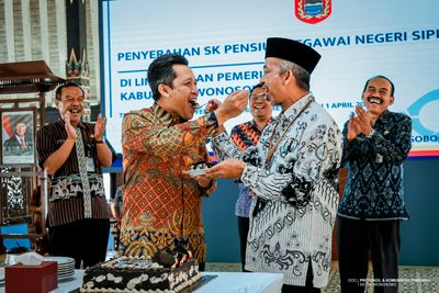 Penyerahan SK Pensiun Periode Januari - April Tahun 2026