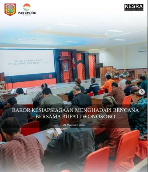 Pemkab Wonosobo Gelar Rakor Kesiapsiagaan Bencana