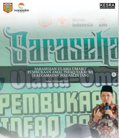 Sarasehan Ulama Umaro Pembukaan Amal Infaq Yakaumi di Kecamatan Wadaslintang
