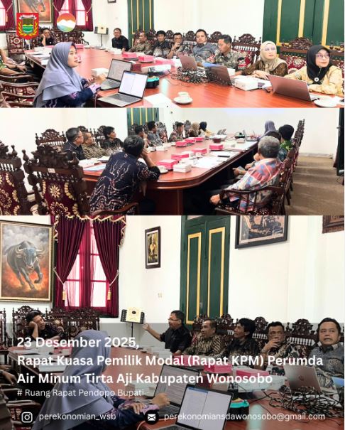 Rapat Kuasa Pemilik Modal (Rapat KPM) Perumda Air Minum Tirta Aji Kabupaten Wonosobo