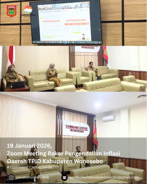 Zoom Meeting  Rapat Koordinasi (Rakor) Pengendalian Inflasi Daerah