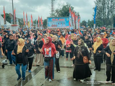 Jalan Sehat HUT PDAM Tirta Aji ke-50