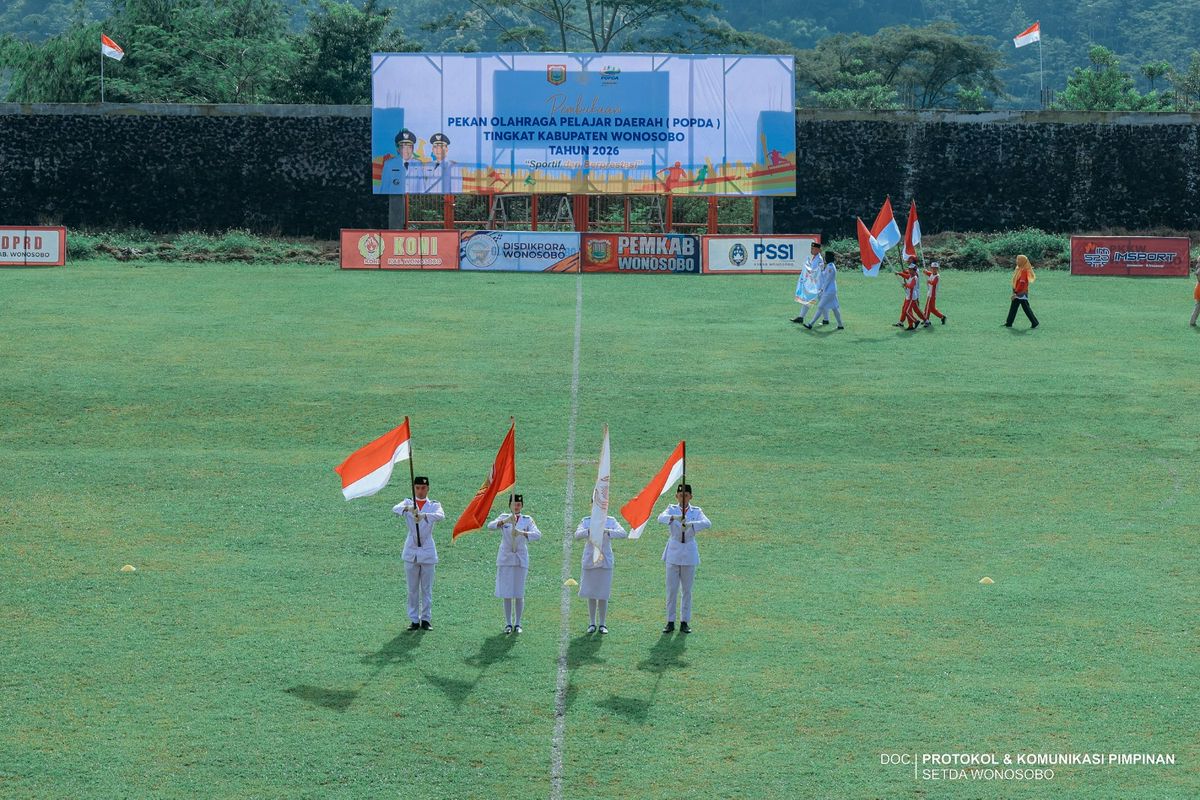 Upacara Pembukaan POPDA Tingkat Kabupaten Wonosobo Tahun 2026