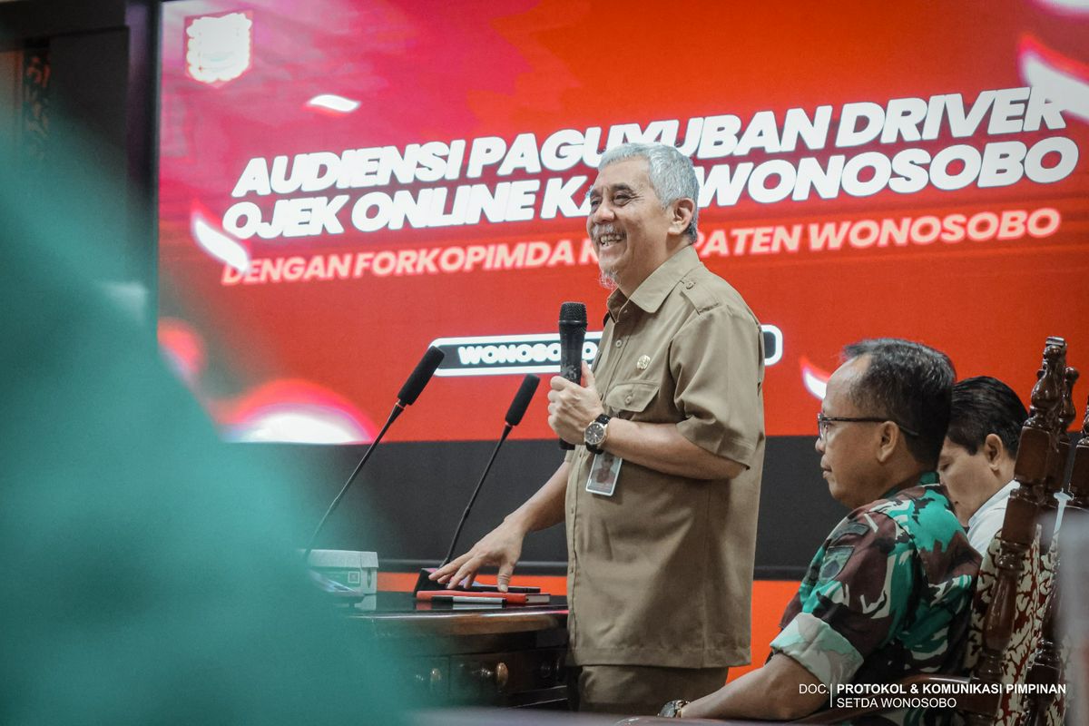 Audiensi Paguyuban Driver Ojek Online bersama FORKOPIMDA