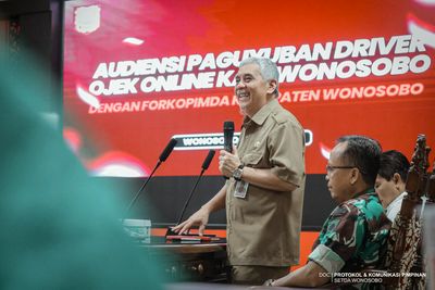Audiensi Paguyuban Driver Ojek Online bersama FORKOPIMDA