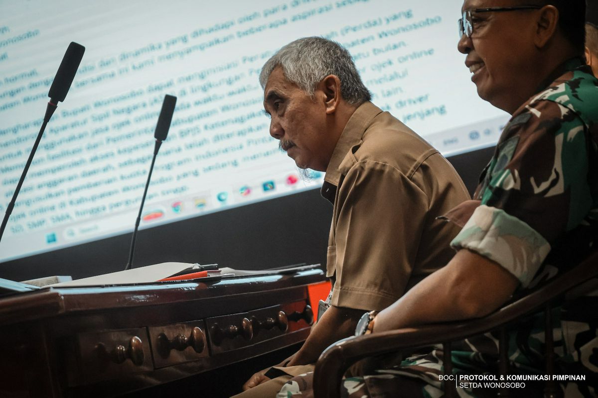 Audiensi Paguyuban Driver Ojek Online bersama FORKOPIMDA