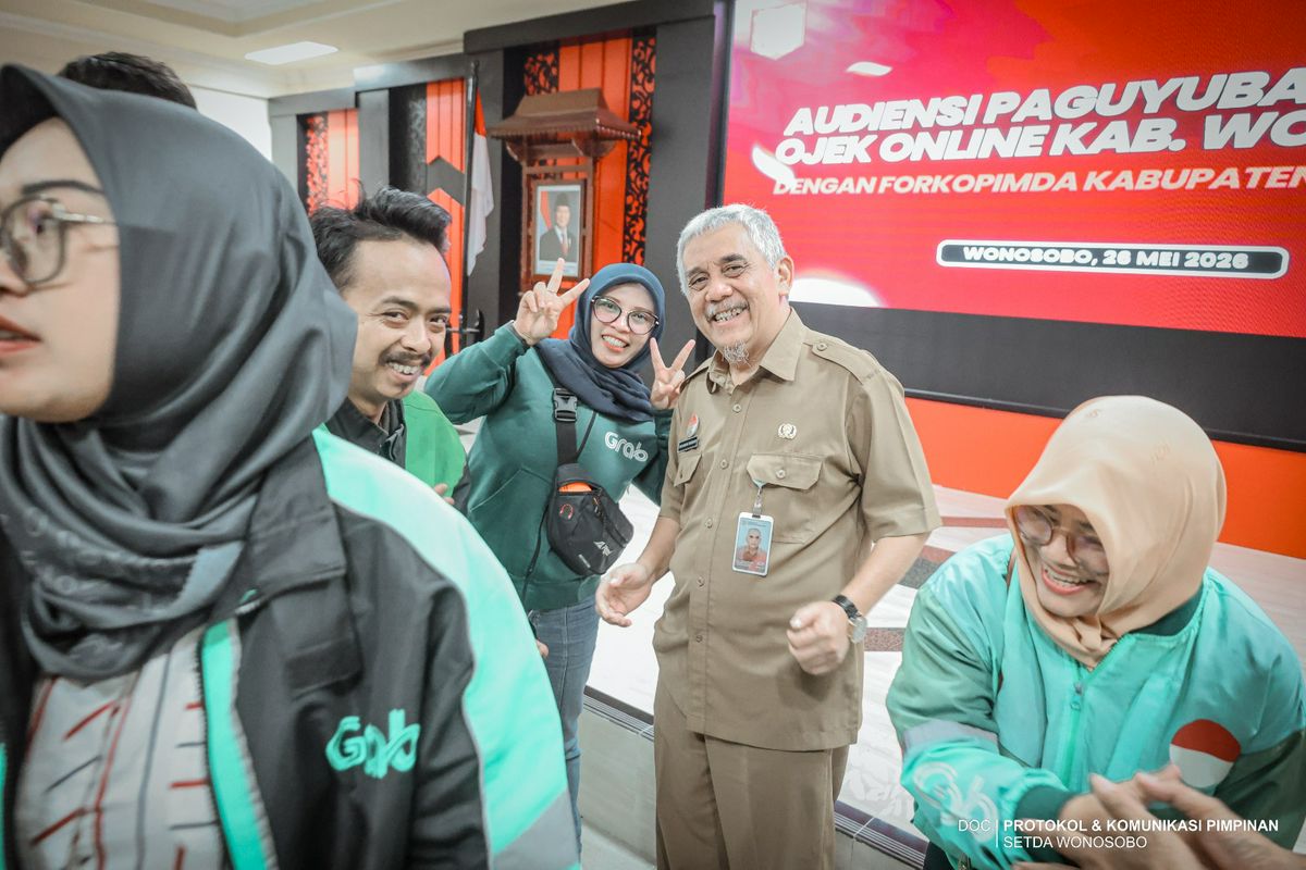 Audiensi Paguyuban Driver Ojek Online bersama FORKOPIMDA