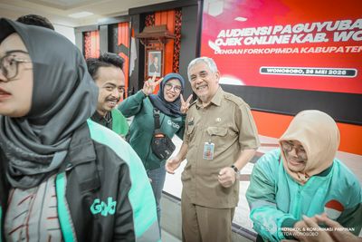 Audiensi Paguyuban Driver Ojek Online bersama FORKOPIMDA