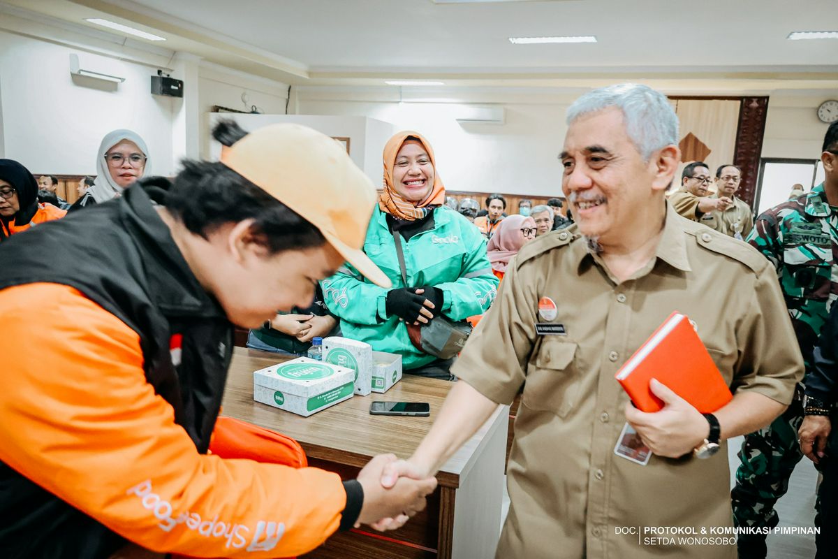 Audiensi Paguyuban Driver Ojek Online bersama FORKOPIMDA