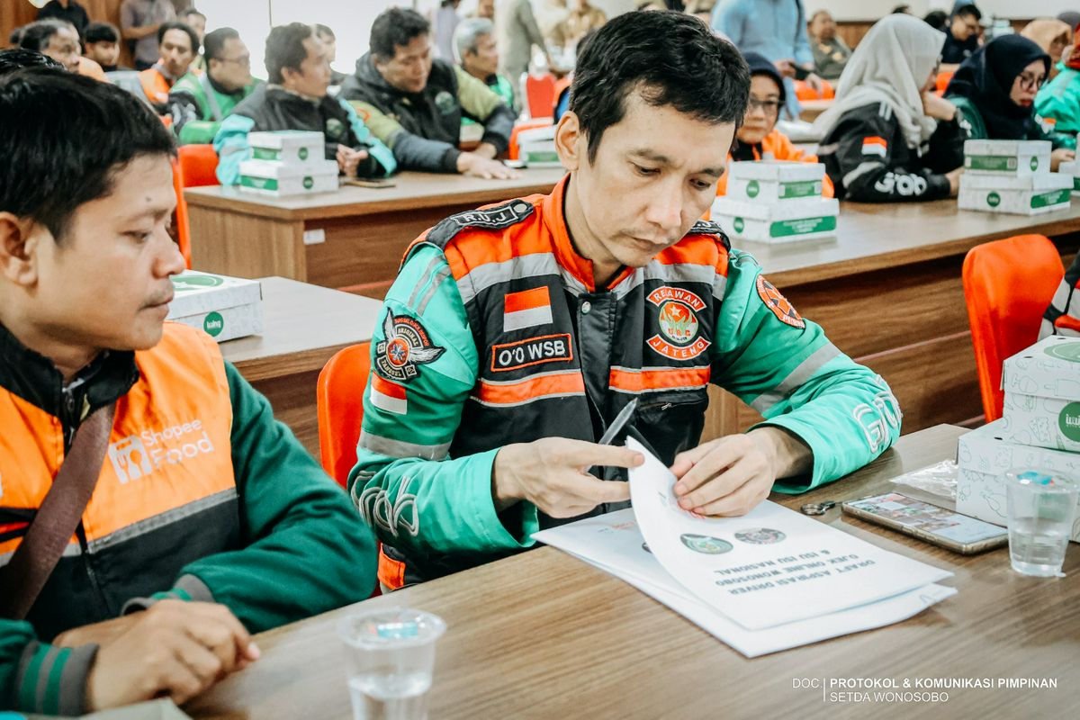 Audiensi Paguyuban Driver Ojek Online bersama FORKOPIMDA