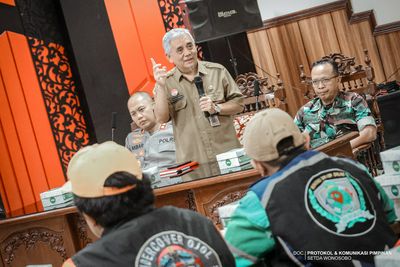 Audiensi Paguyuban Driver Ojek Online bersama FORKOPIMDA