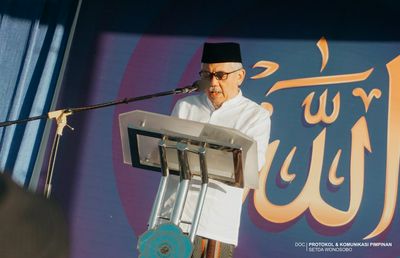 Sholat Ied dan Penyerahan Hewan Kurban Pemda Wonosobo oleh Sekretaris Daerah