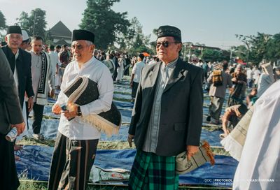 Sholat Ied dan Penyerahan Hewan Kurban Pemda Wonosobo oleh Sekretaris Daerah